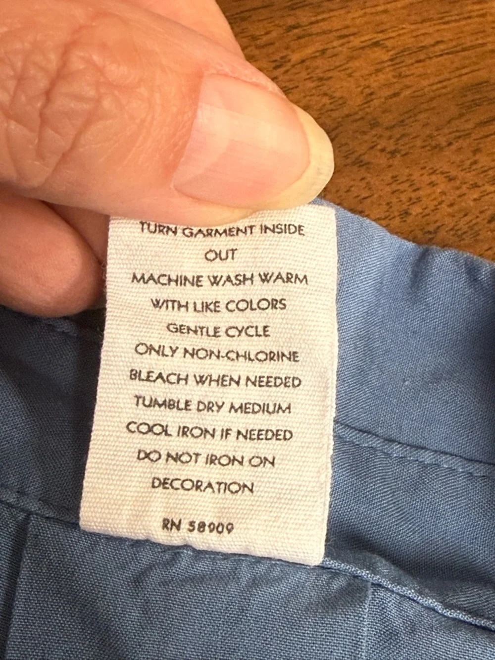 Jasmine Ginger Blue Embroidered Beach Button Shirt Tropical Top Large - Picture 10 of 11